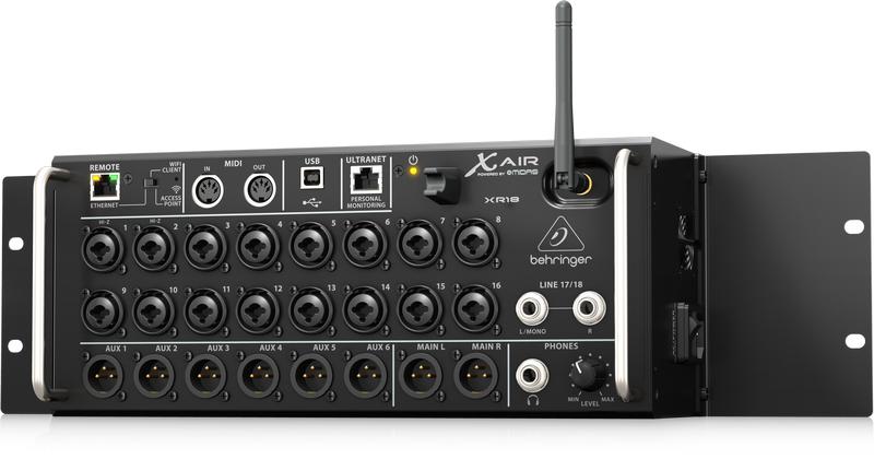 Behringer xr18 подключение к компьютеру